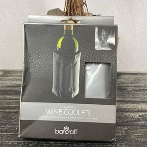 Bar Craft Adjustable Silver Soft Side Wine Cooler NEW
